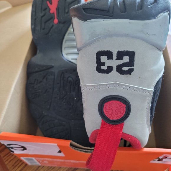 jordan retro 9 mens red and white